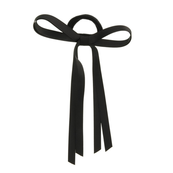 Wstążka Gumka do włosów kokardka Antique Pink