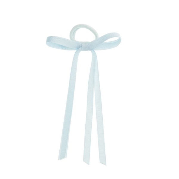 Wstążka Gumka do włosów kokardka Antique Pink