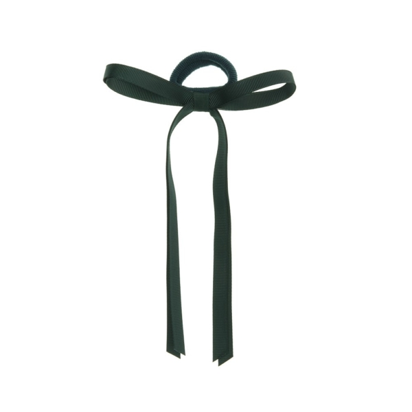 Wstążka Gumka do włosów kokardka Antique Pink