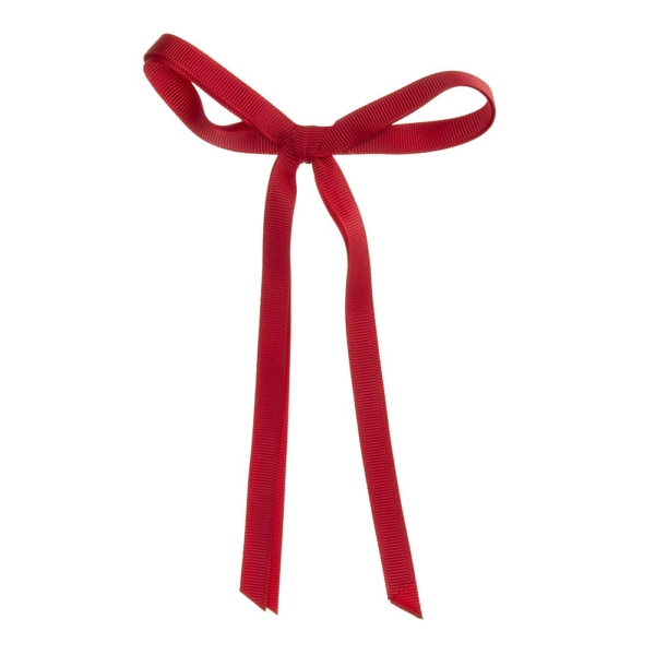 Wstążka spinka  do włosów kokardka Antique Rose