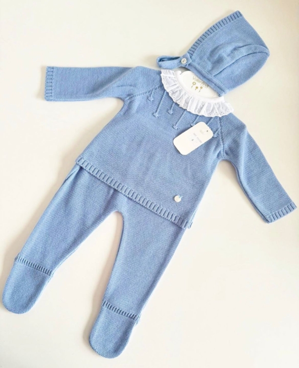 Set wyprawkowy Valentina Bebes  Niebieski